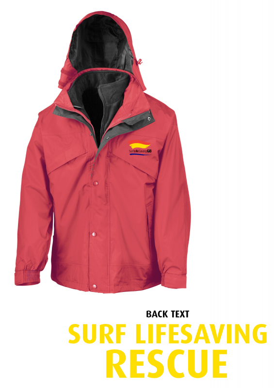 Surf Life Saving Rescue 3 in 1 Coat